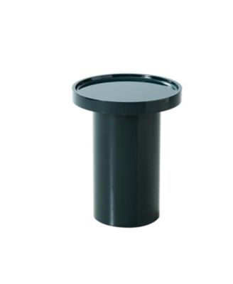 Musae Modern Round Fully Assembled End Table with Enamel Finish