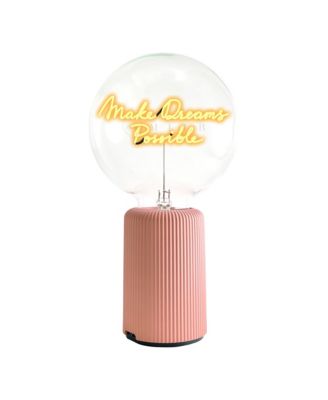 Bulb Make Dreams Possible With Base Table Lamp Portable Pop Nomad