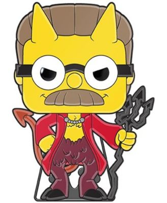 Pop! Simpsons Horror Devil Flanders Pin, Ages 6+