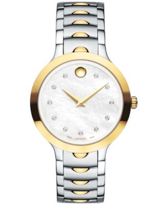 movado luno two tone