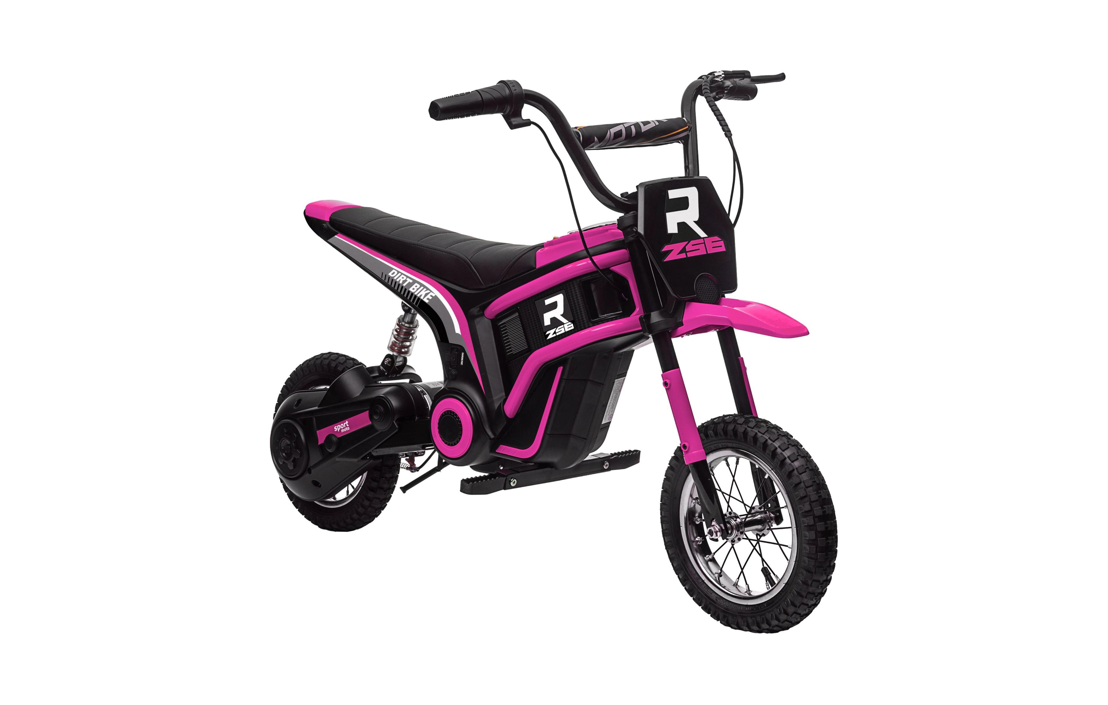 Sevorley 24V Battery-Powered Rear-Suspension Ride-On Motorcycle, Ages 13+