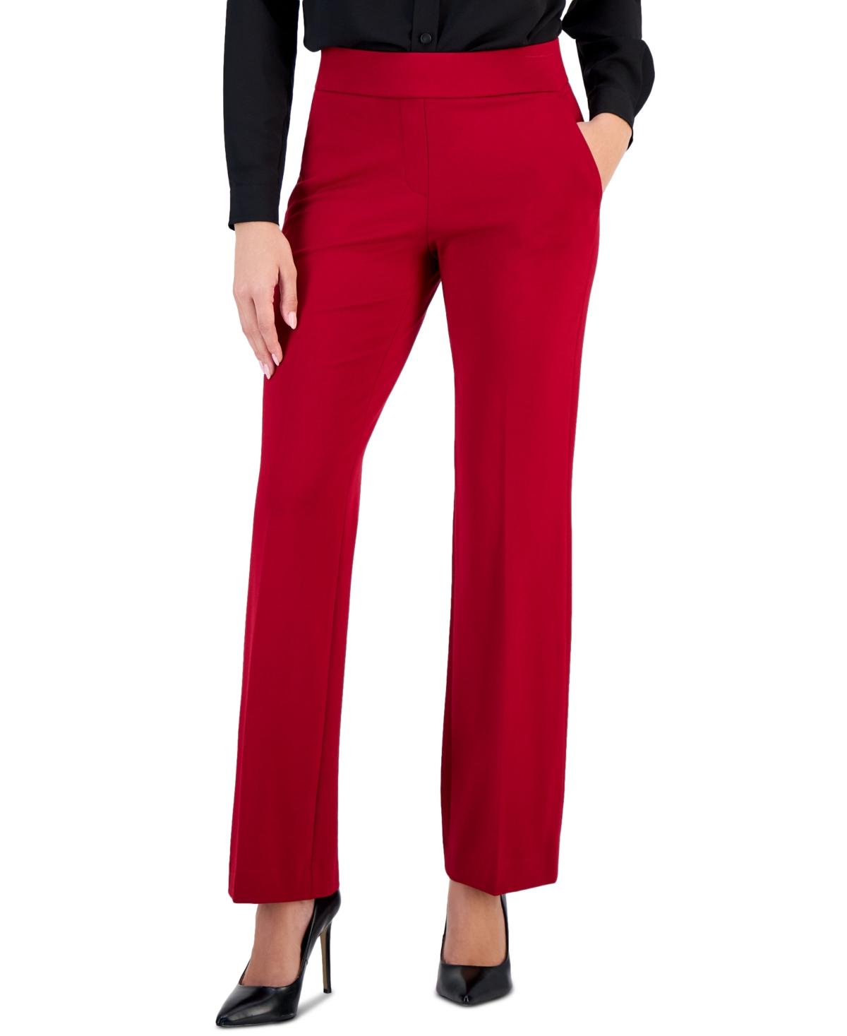 Anne Klein Women's Compression Straight Trousers