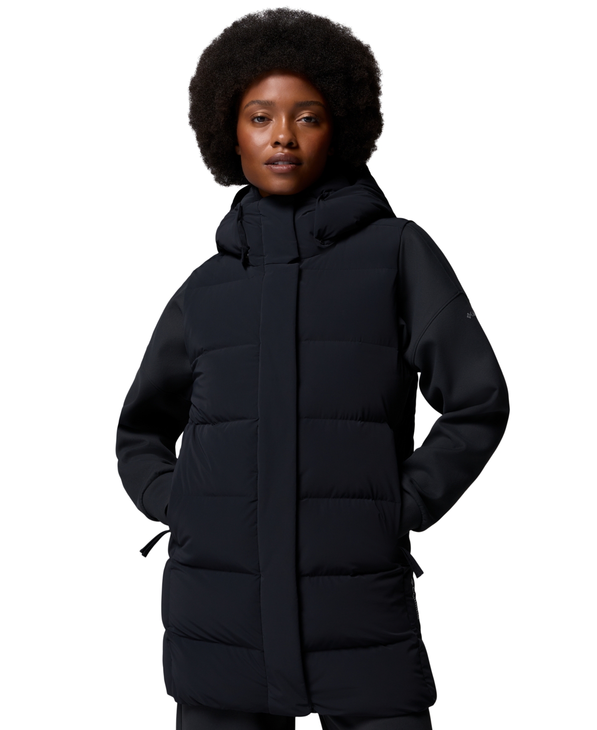 Columbia Women's Amaze Hooded Puffer Down Vest In Black