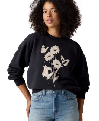Premium Women's Vintage Boxy Graphic Sweatshirt
