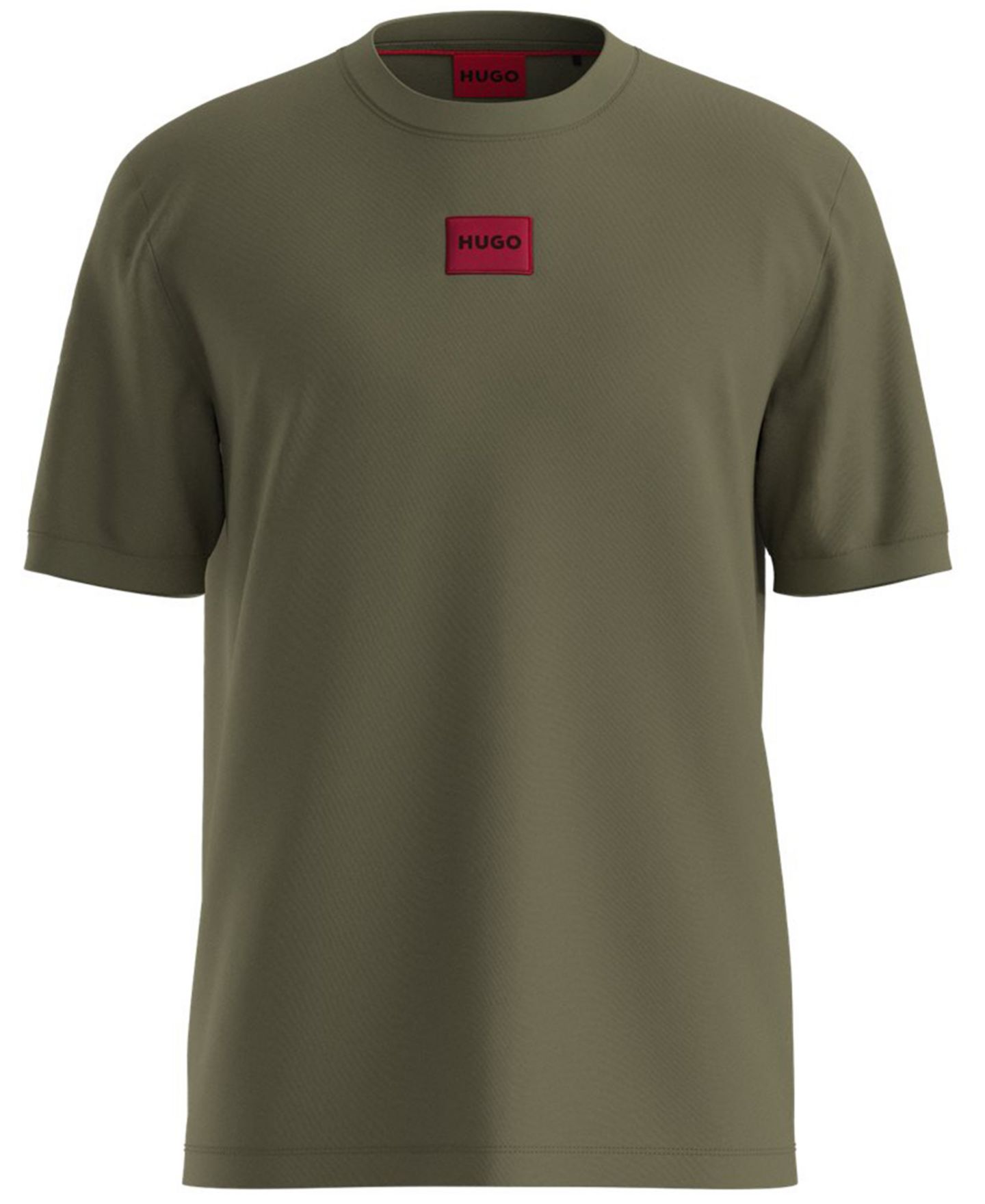 Мужская футболка Hugo Boss Diragolino Cotton Crewneck, цвет: Зелёный — фото 1