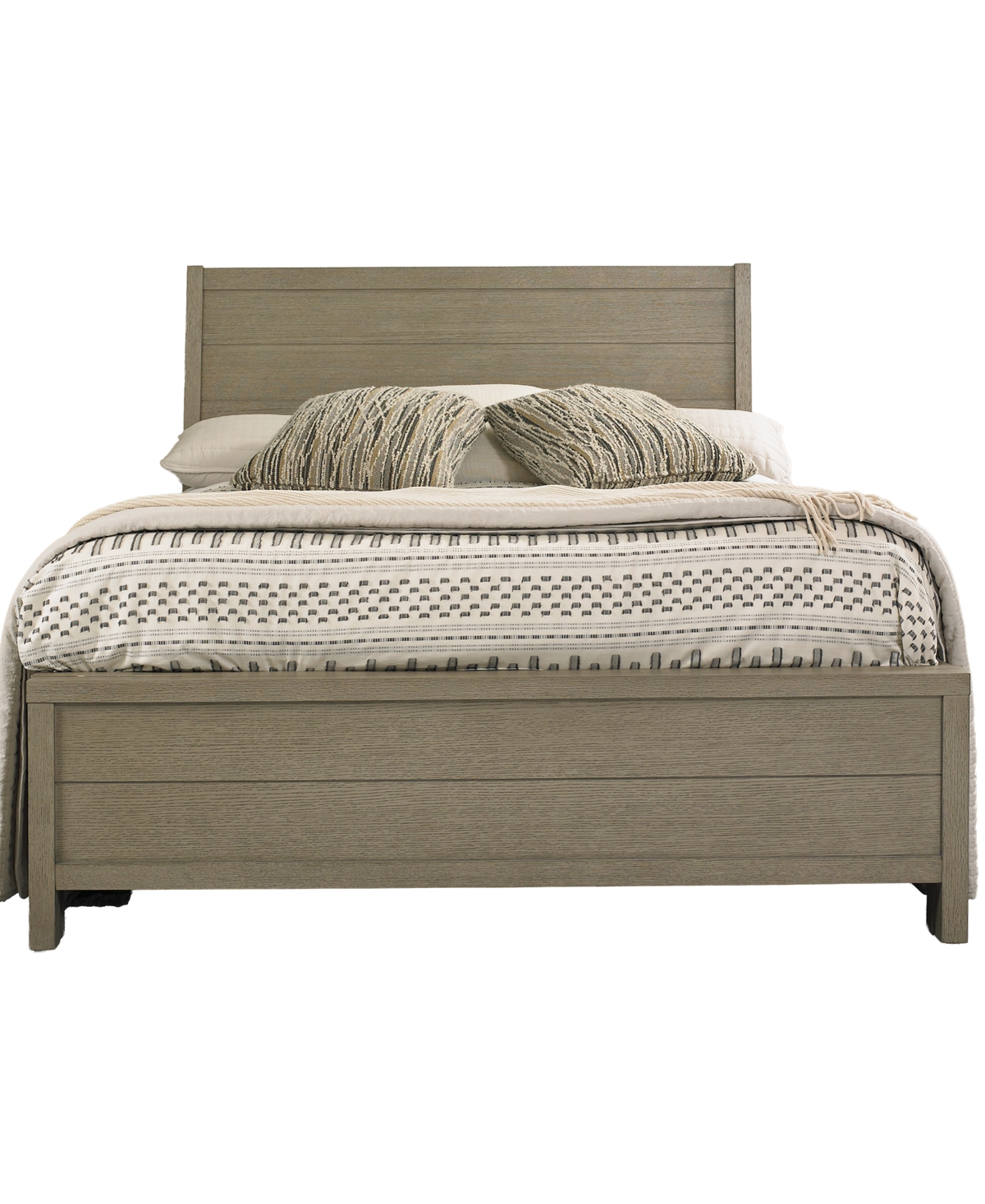 Furniture Cairo California King Wood Panel Bed