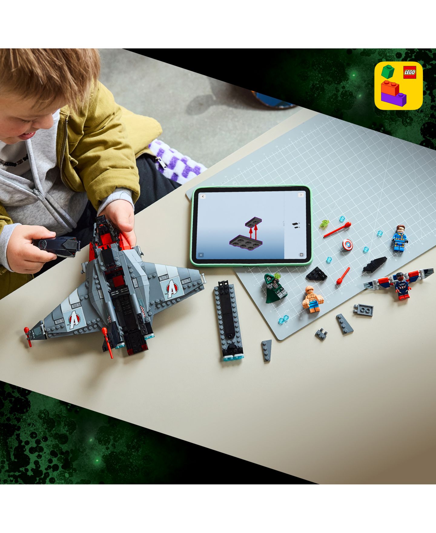 LEGO® Конструктор LEGO Marvel Avengers: Doomsday Quinjet 76347, 433 детали, от 9 лет — фото 6