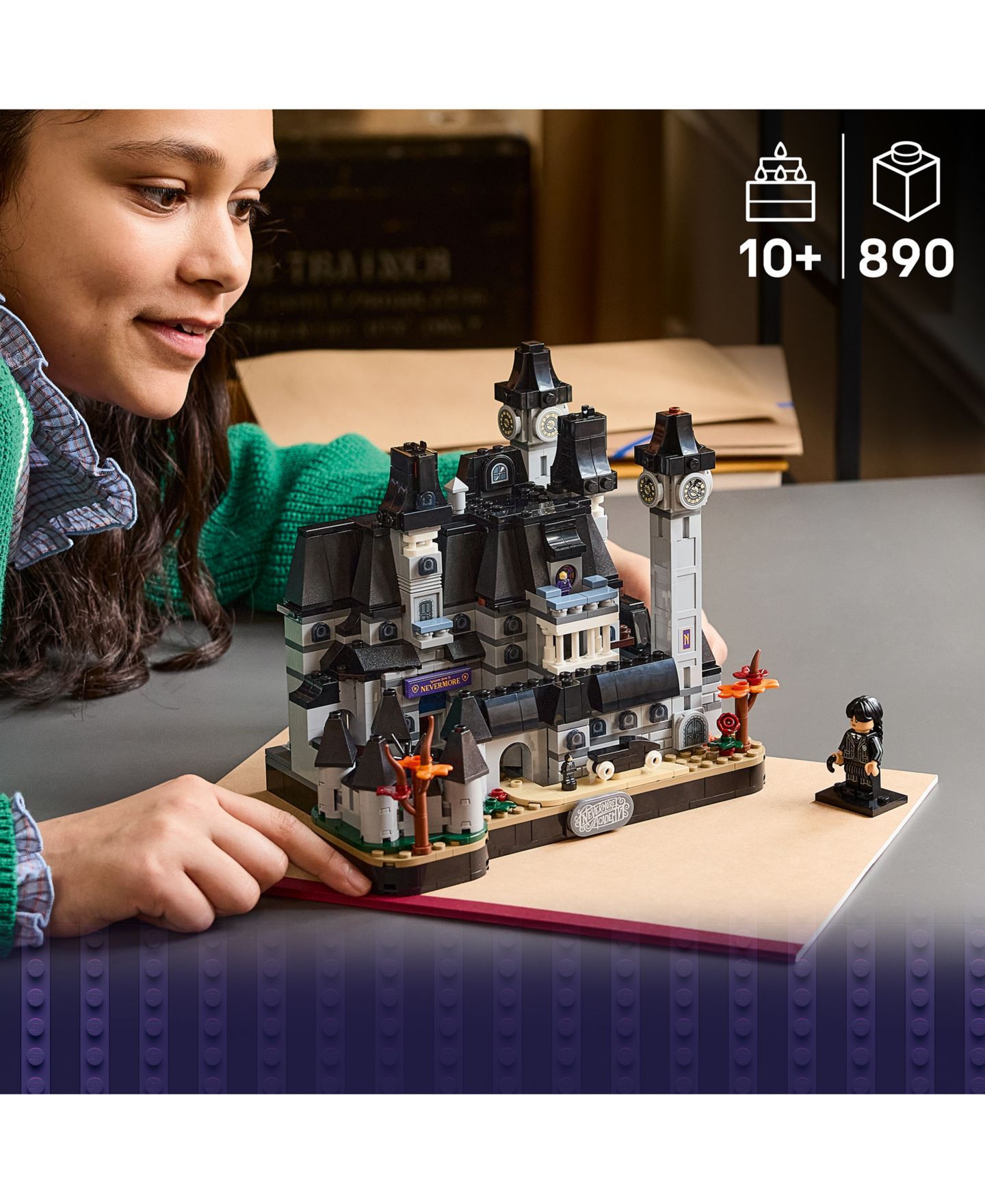 LEGO® Конструктор LEGO Wednesday Nevermore Academy 76788, 890 деталей, от 10 лет — фото 5