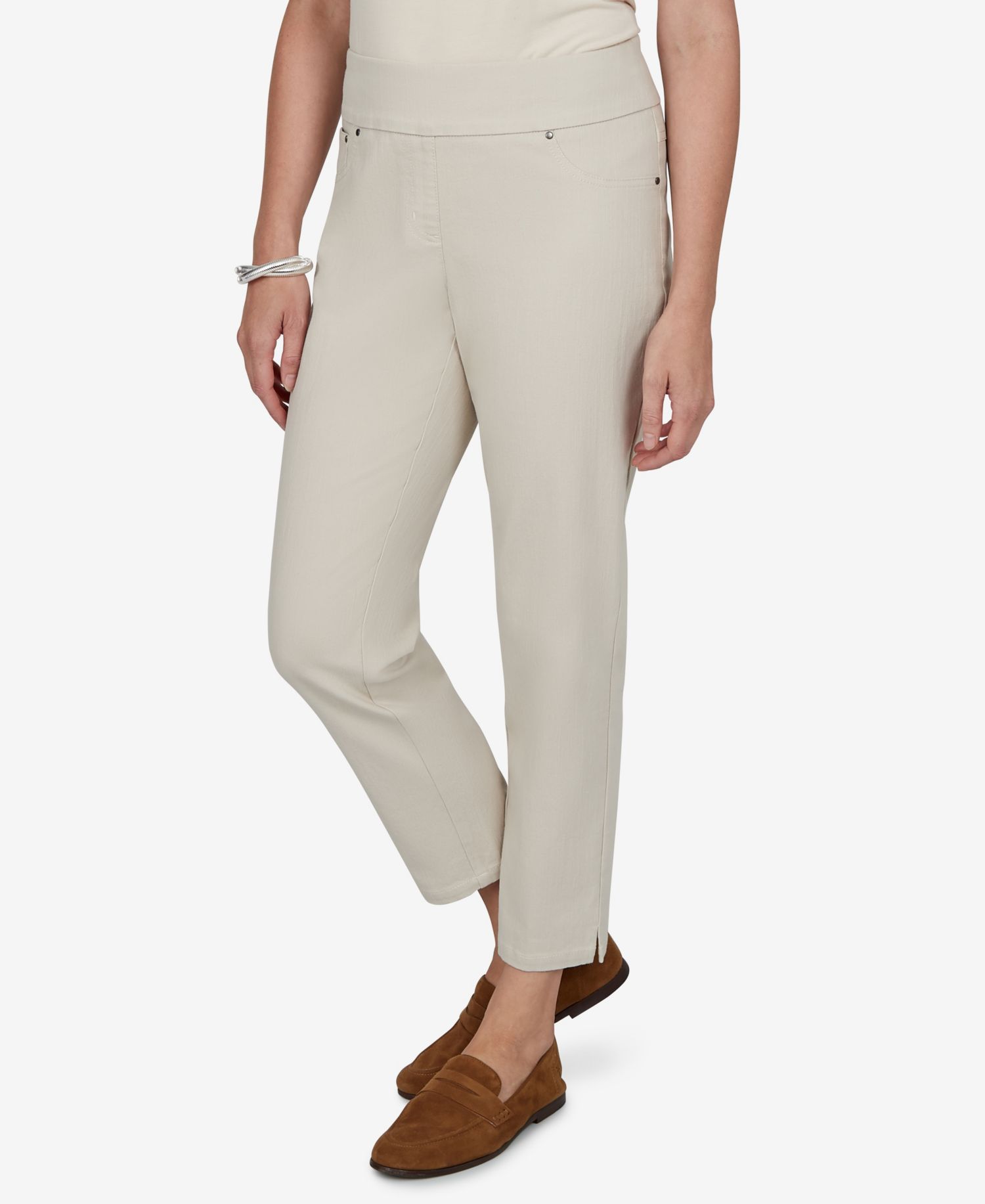 Petite Pull-On Ankle Pants