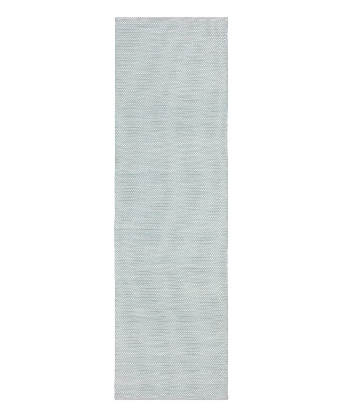 Dash and Albert Rugs by Annie Selke Herringbone Indoor/Outdoor DA392 2'6''x8' Runner Area Rug