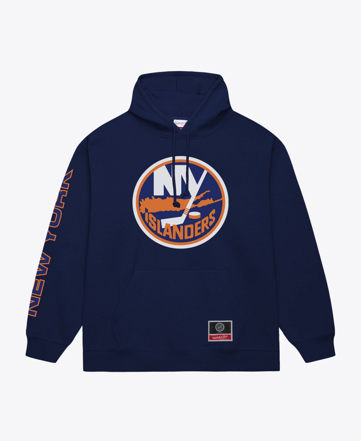 Mitchell & Ness Men's New York Islanders Head Coach Graphic Fleece-Lined Pullover Hoodie