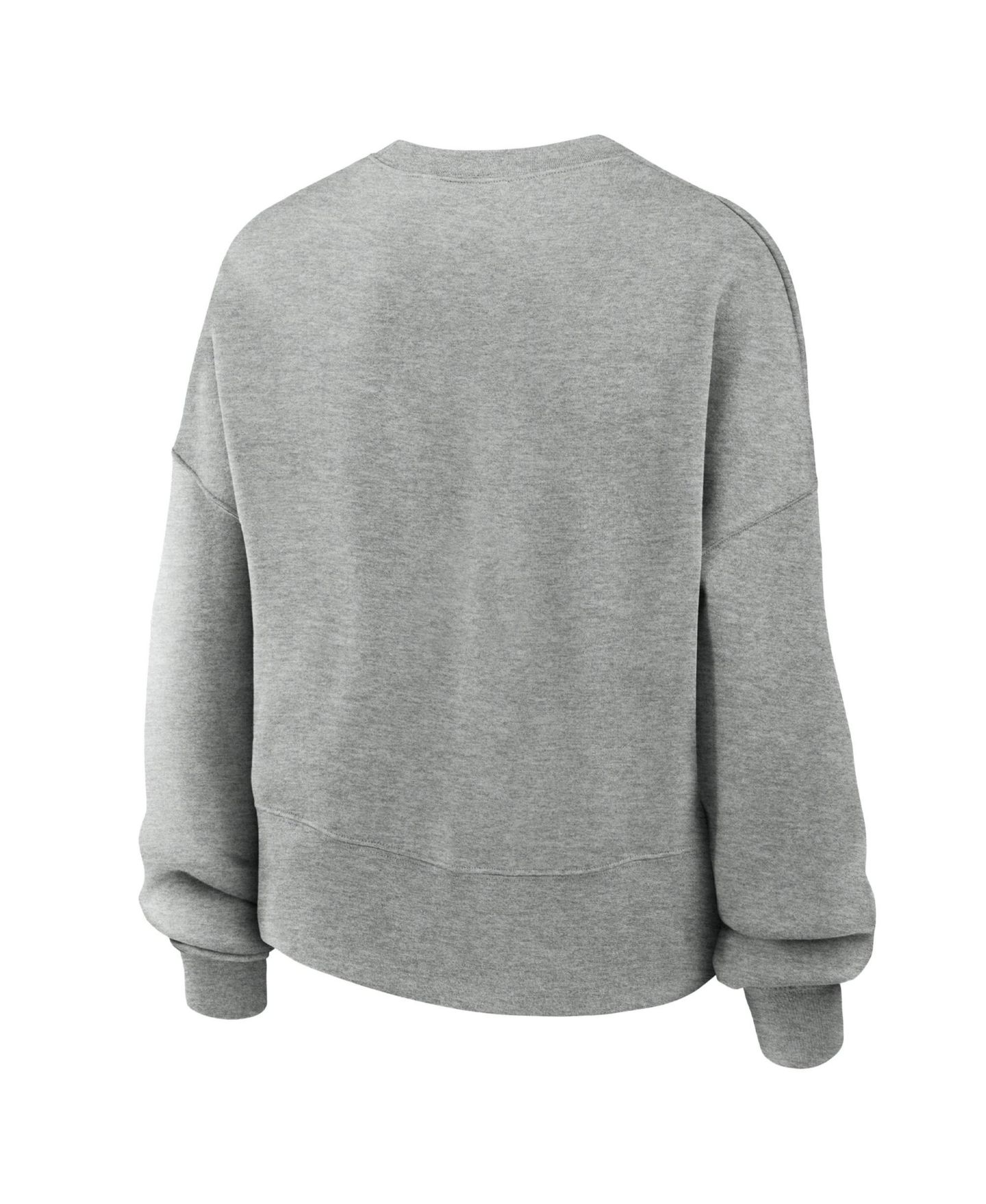 Женская толстовка Nike Heather Gray Minnesota Golden Gophers Phoenix Fleece Pullover — фото 3