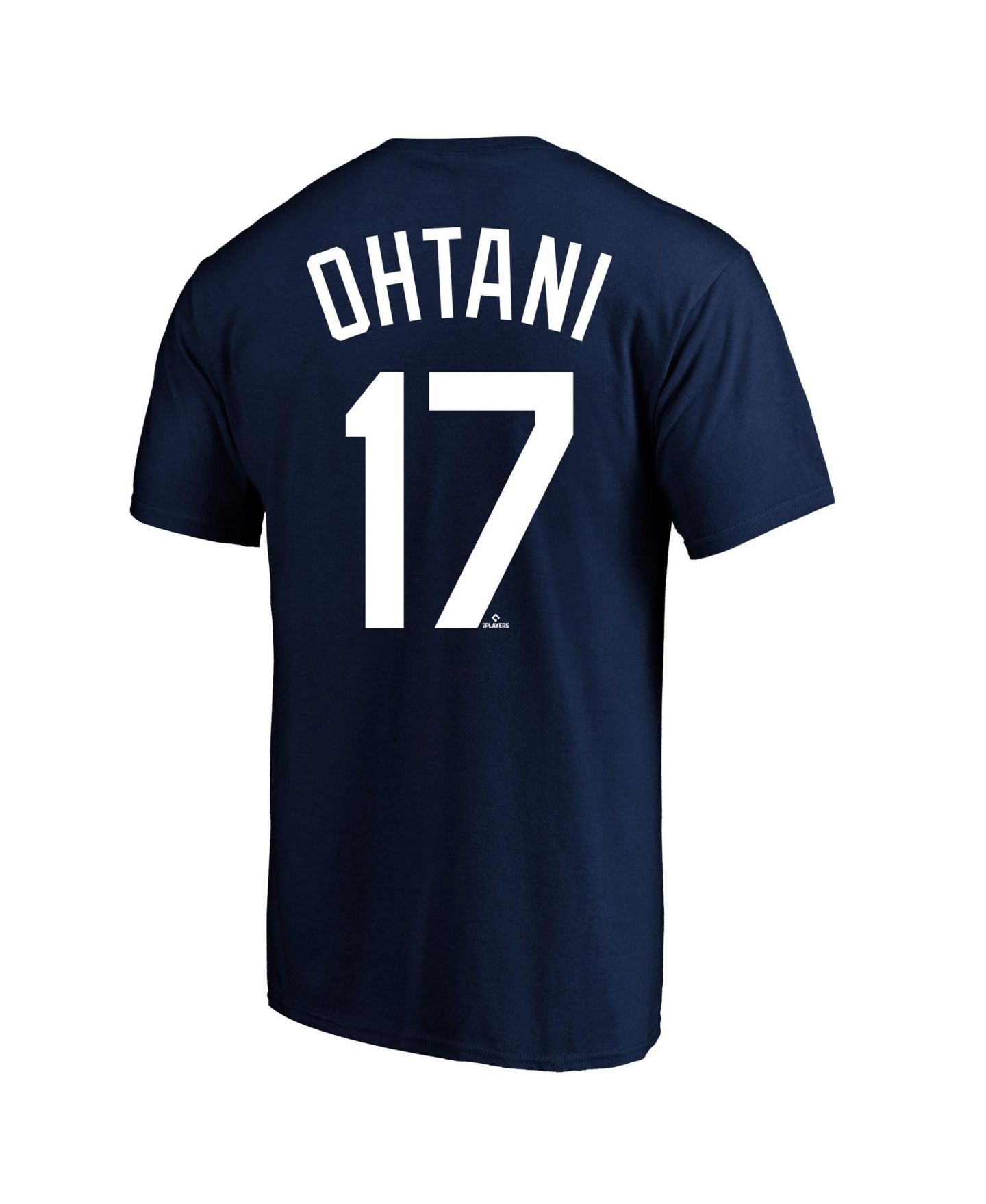Мужская футболка Fanatics Shohei Ohtani Los Angeles Dodgers с именем, Big & Tall, Navy — фото 3