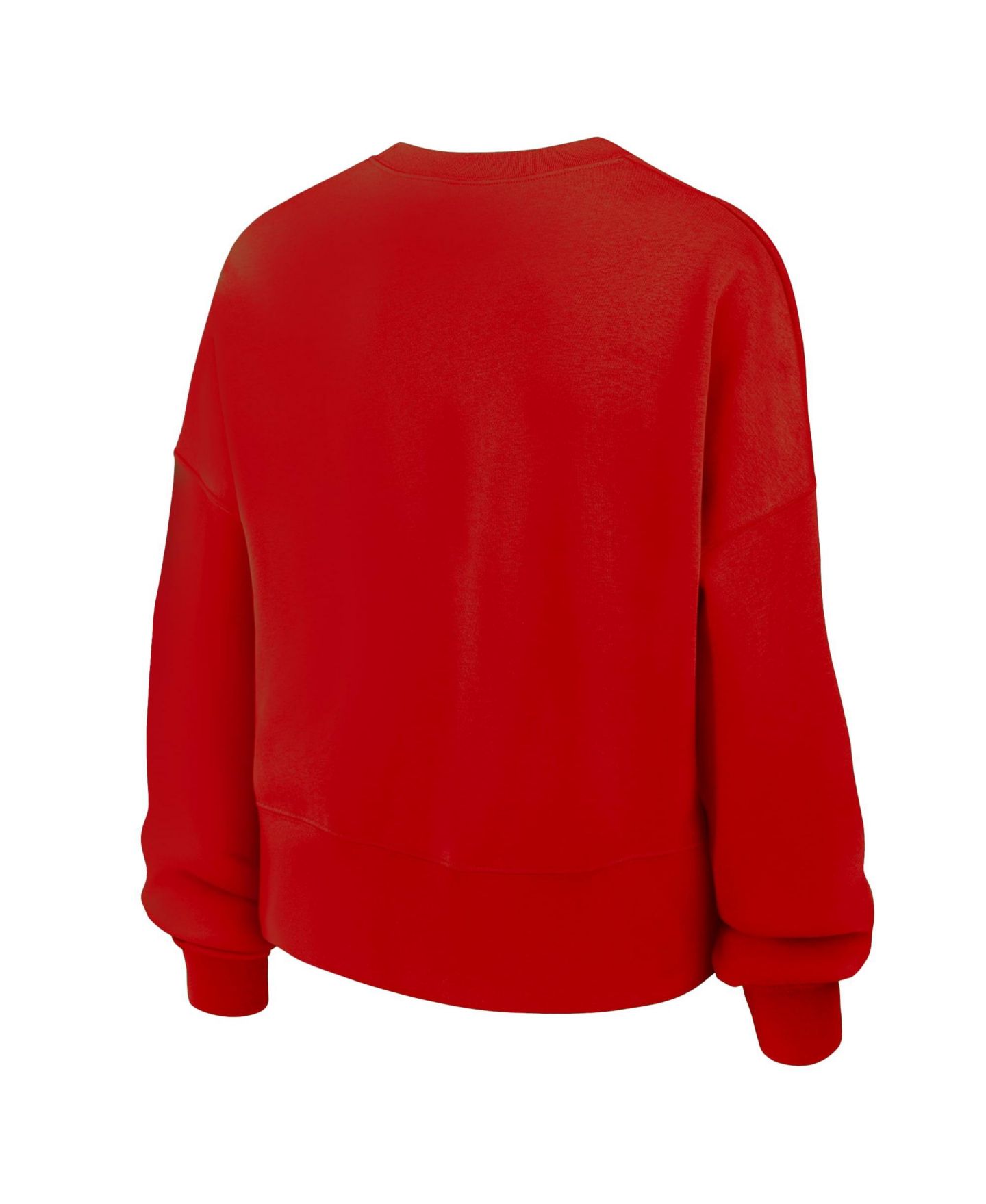 Женская толстовка Nike Red Ole Miss Rebels Phoenix Fleece Pullover — фото 3