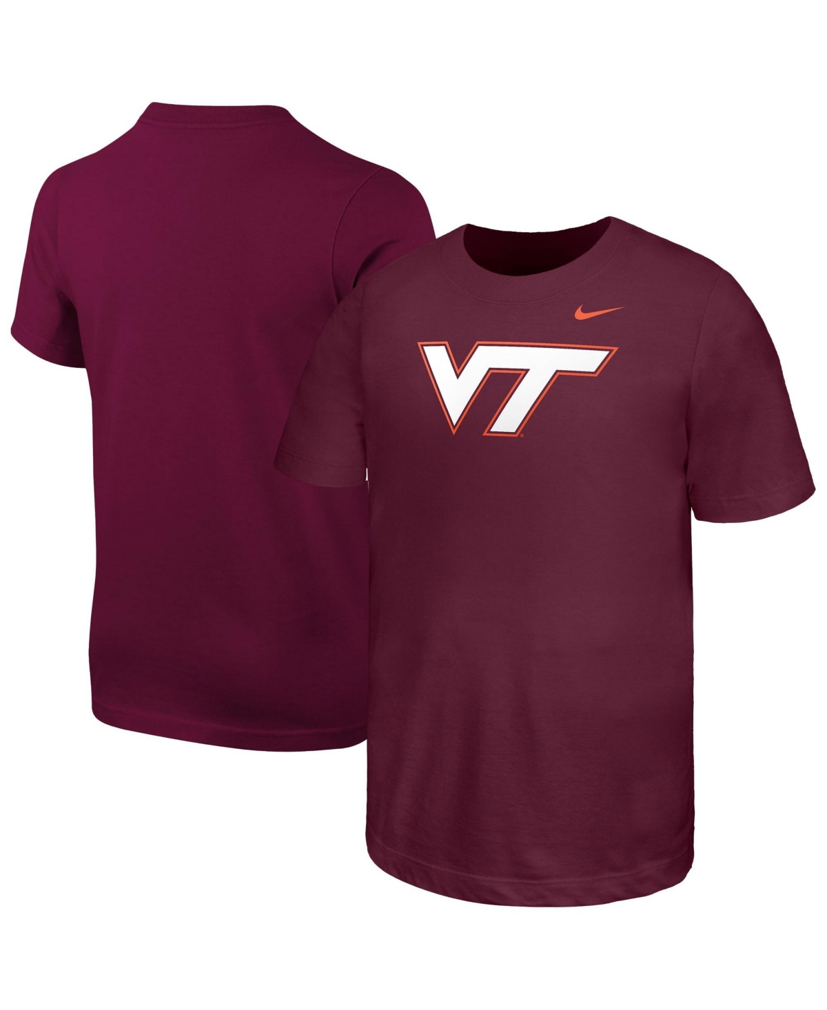 Nike Boys' and Girls' Short-Sleeve Crewneck Graphic T-Shirt - Maroon