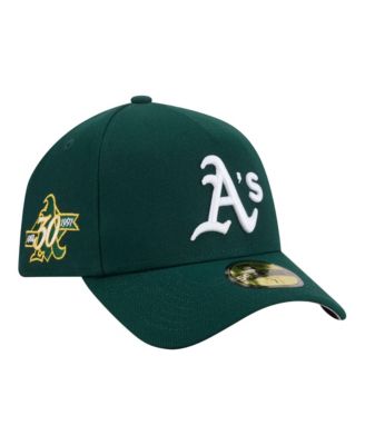 Men's  Green Athletics A-Frame 59FORTY Fitted Hat