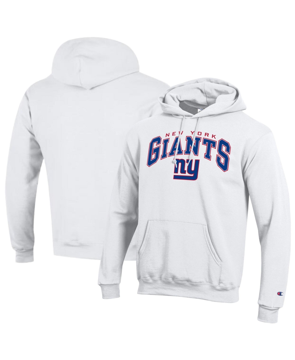 Champion Men's New York Giants Graphic Hooded Long-Sleeve Hoodie