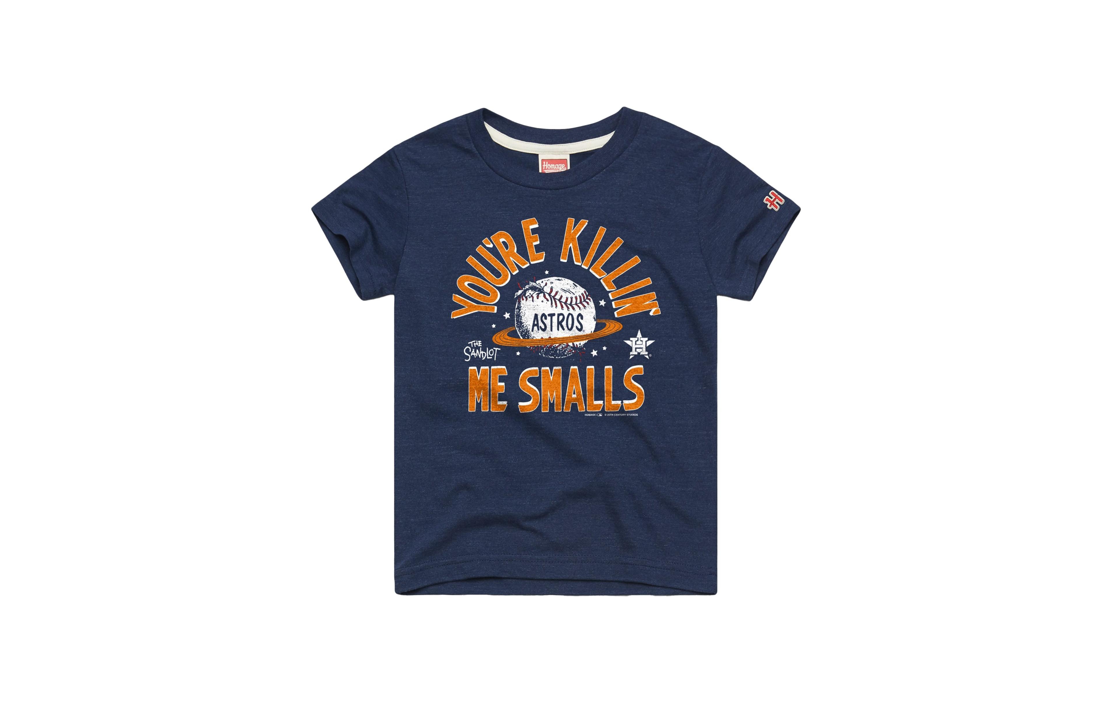 Homage Boys' and Girls' Houston Astros The Sandlot Tri-Blend Graphic T-Shirt