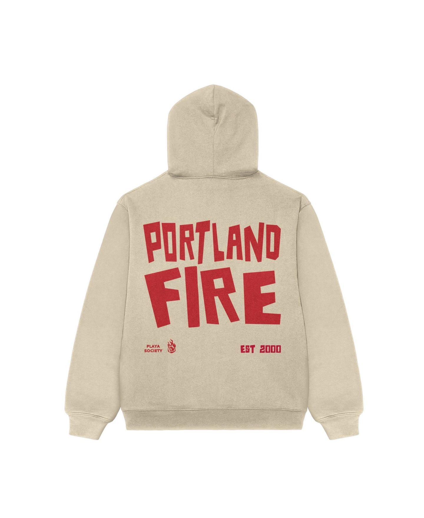 Худи Playa Society Oatmeal Portland Fire Established — фото 3