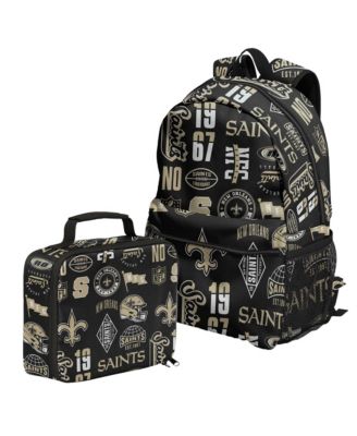 New Orleans Saints Backpack and Lunchbox Set