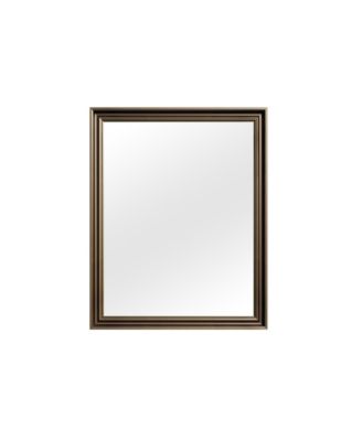 16 x 20 Inch Rectangle Retro Copper Effect Wall Mounted Mirror