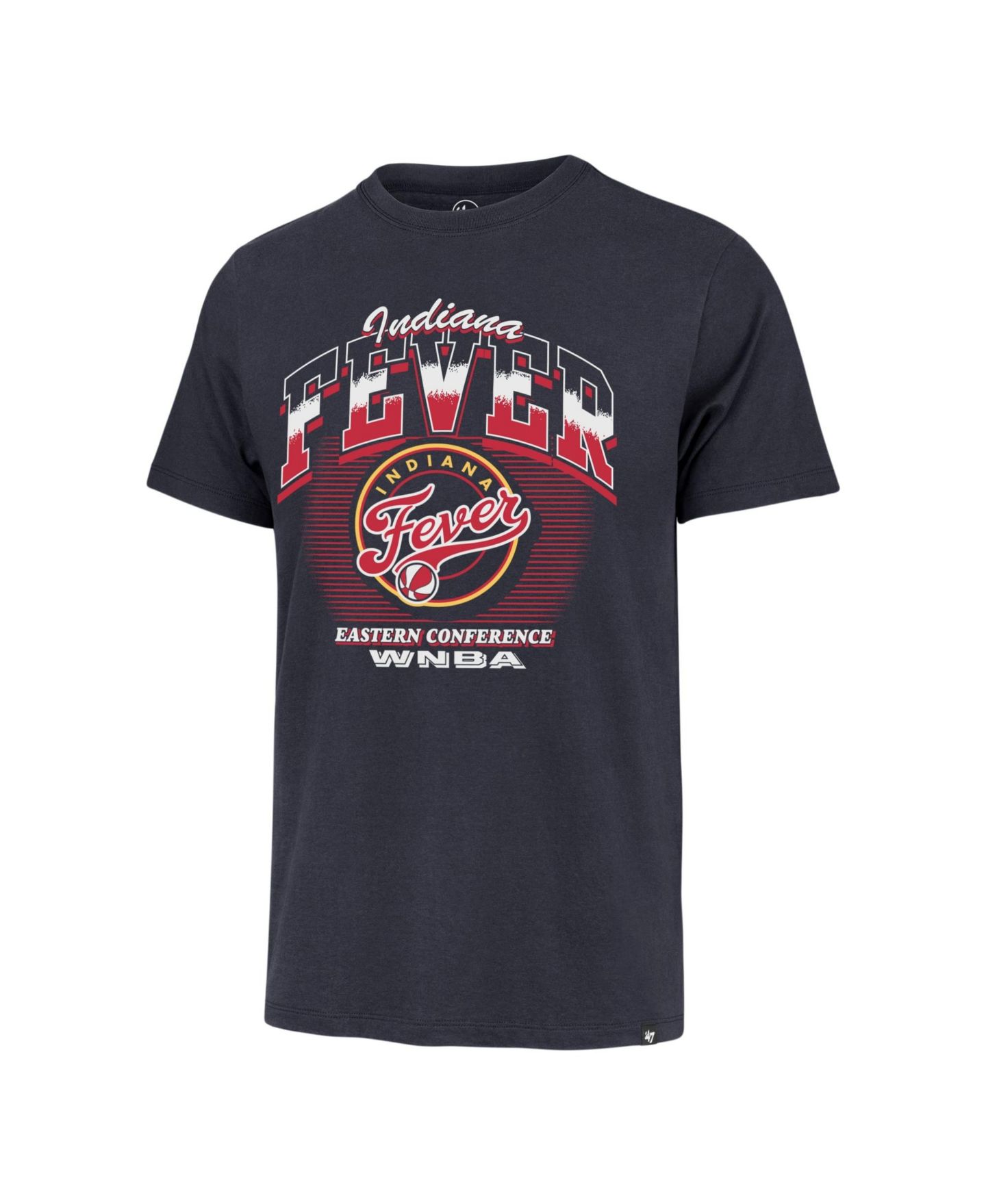 Мужская футболка '47 Brand Navy Indiana Fever Big & Tall Primary Logo — фото 2
