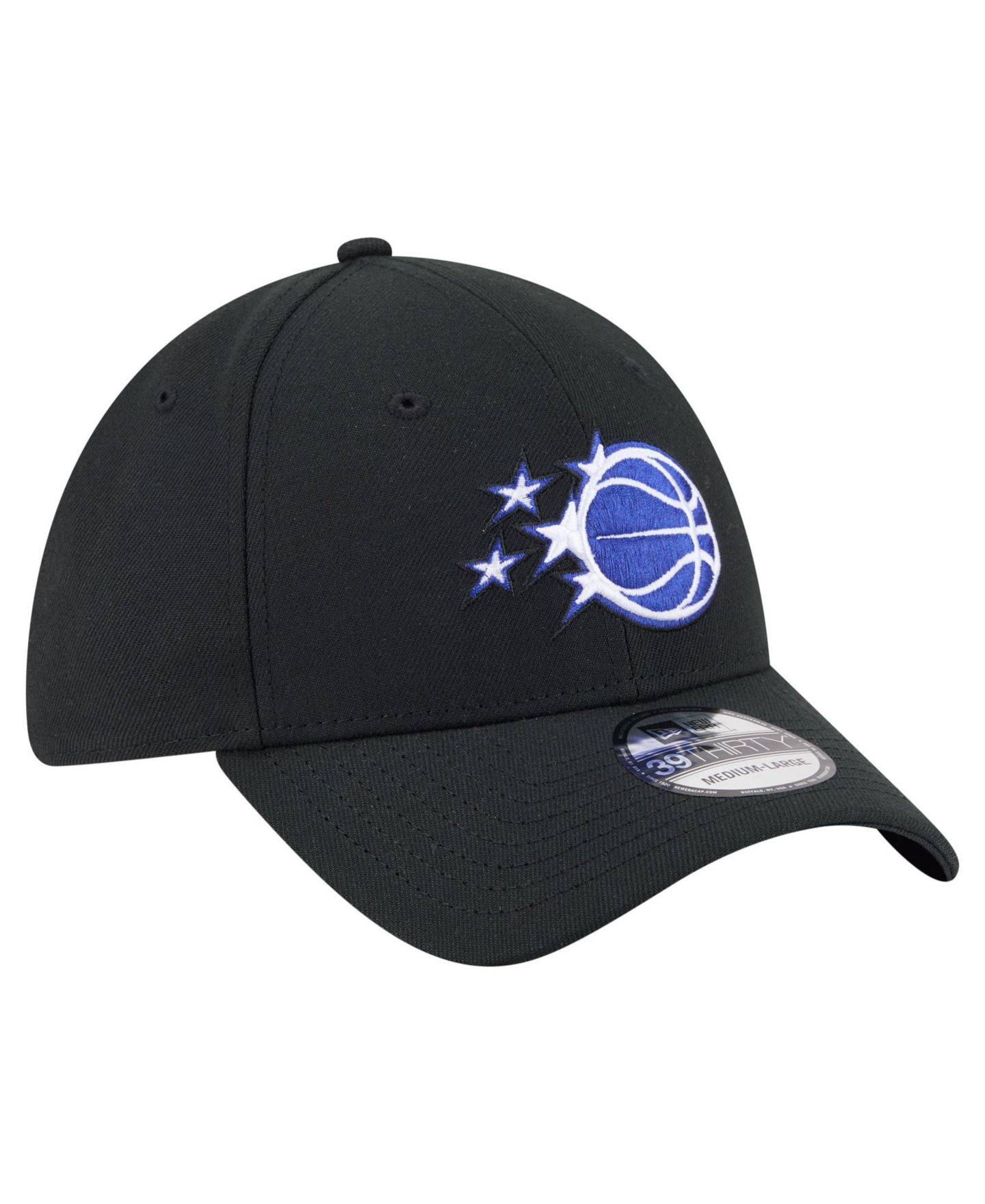 Мужская кепка New Era Black Orlando Magic 39THIRTY Flex Hat — фото 3
