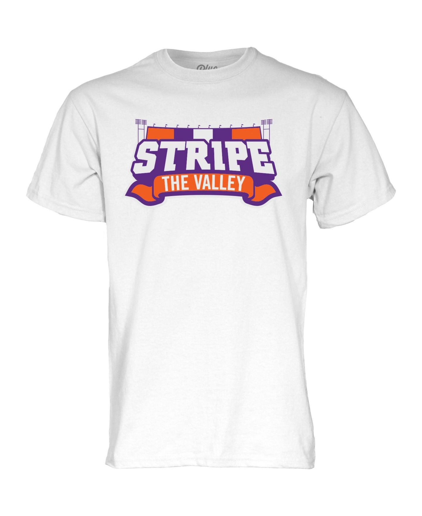 Футболка Blue 84 White Clemson Tigers Stripe the Valley — фото 2