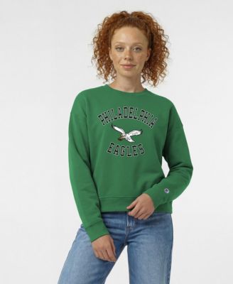 Women's  Kelly Green Philadelphia Eagles Heart & Soul Powerblend Sweatshirt