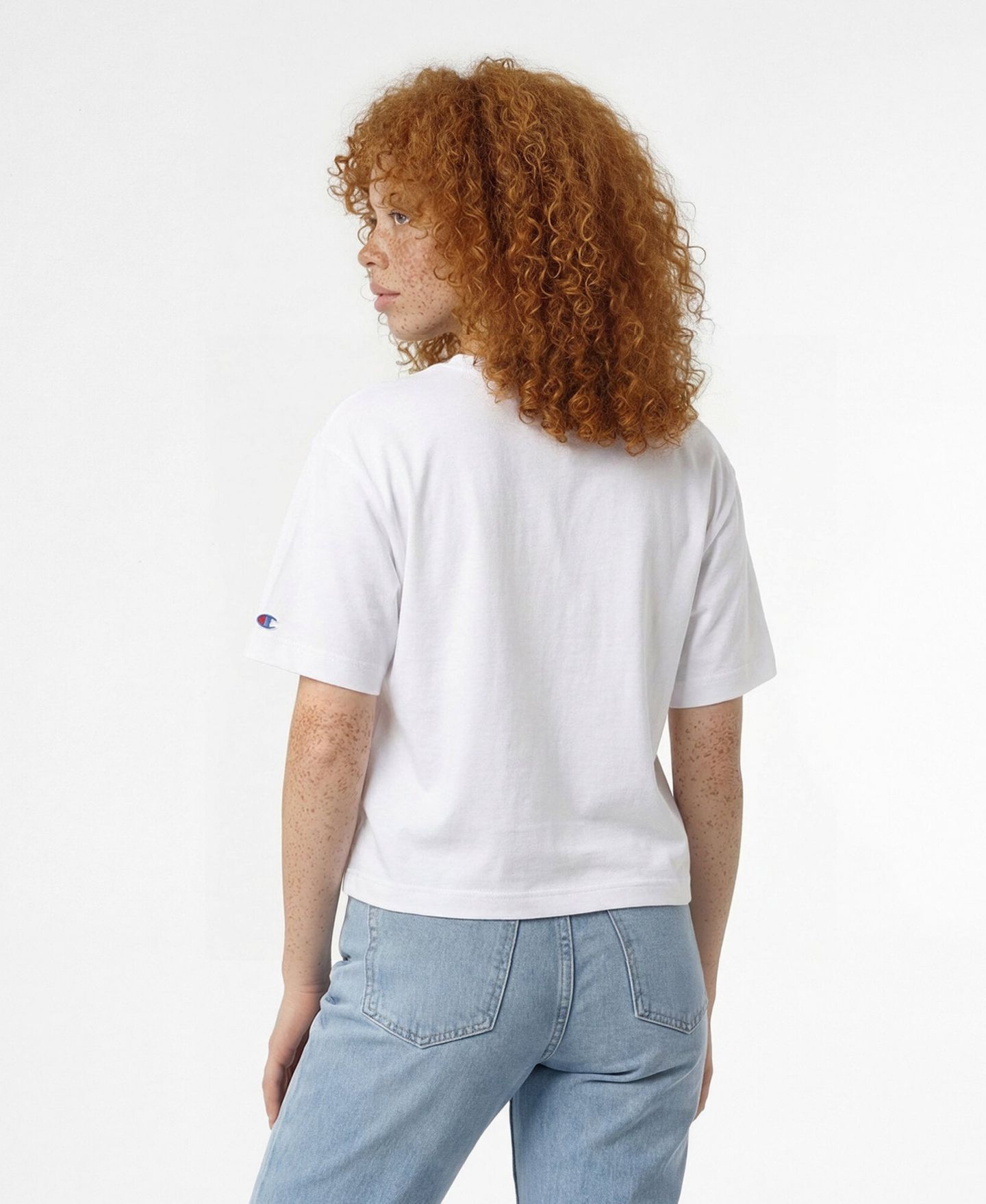Женская футболка Champion White Tennessee Volunteers Waist Length Wordmark — фото 2