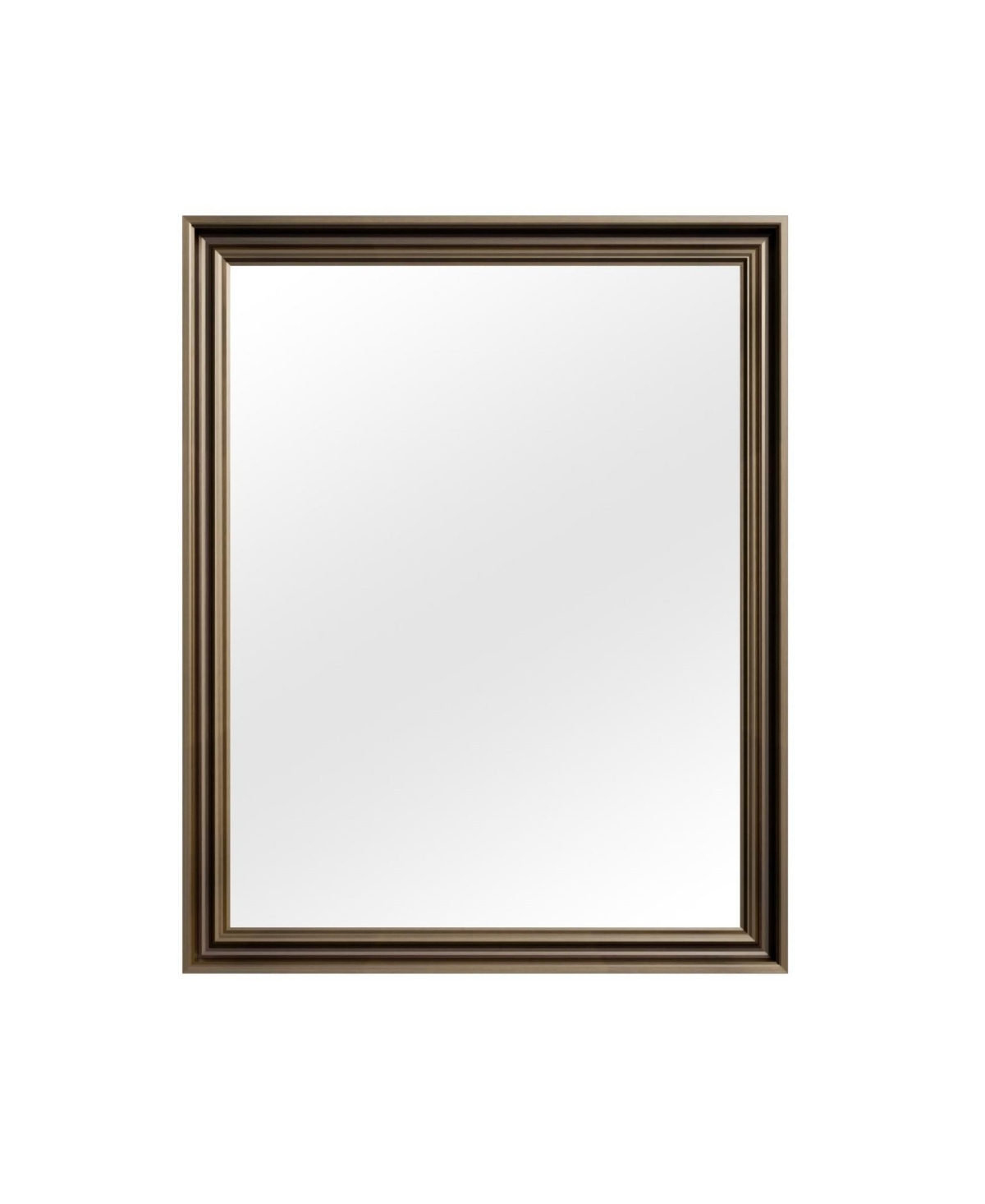 Phying 16x20 Inch Retro Copper Effect Wall Mirror Rectangle Wall Mounted Accent Mirror Vintage Metal Frame Decorative Mirror
