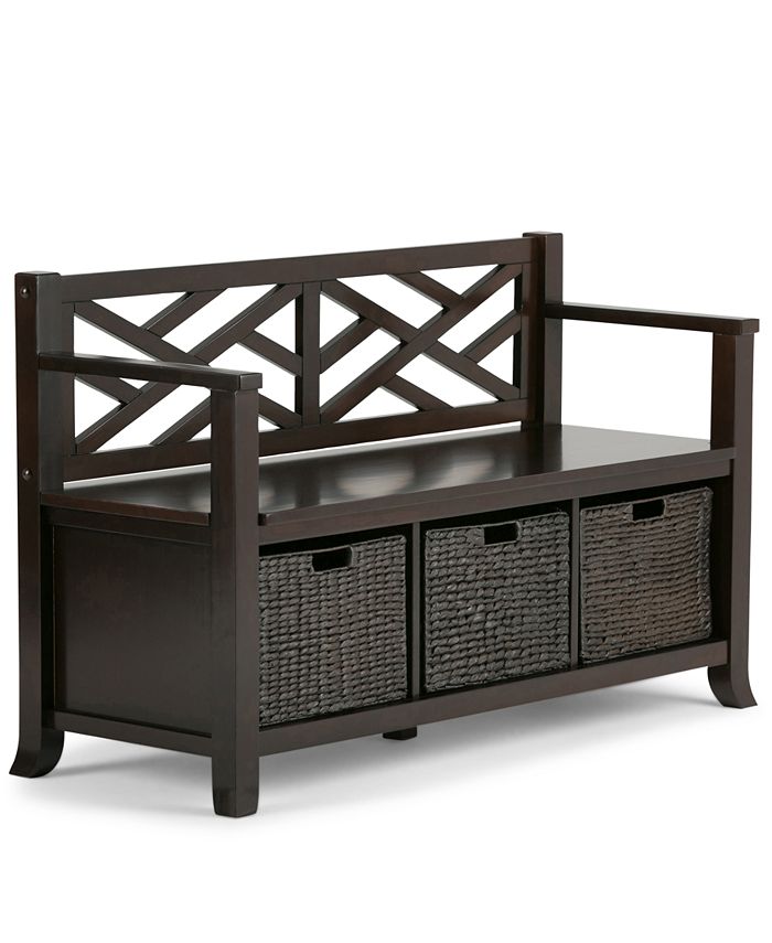 Furniture Kramer Entryway Storage Bench, Quick Ship Macy's
