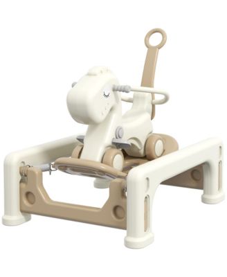 Horse Rocking Ride-On Toy with Footrest, Ages 1-6