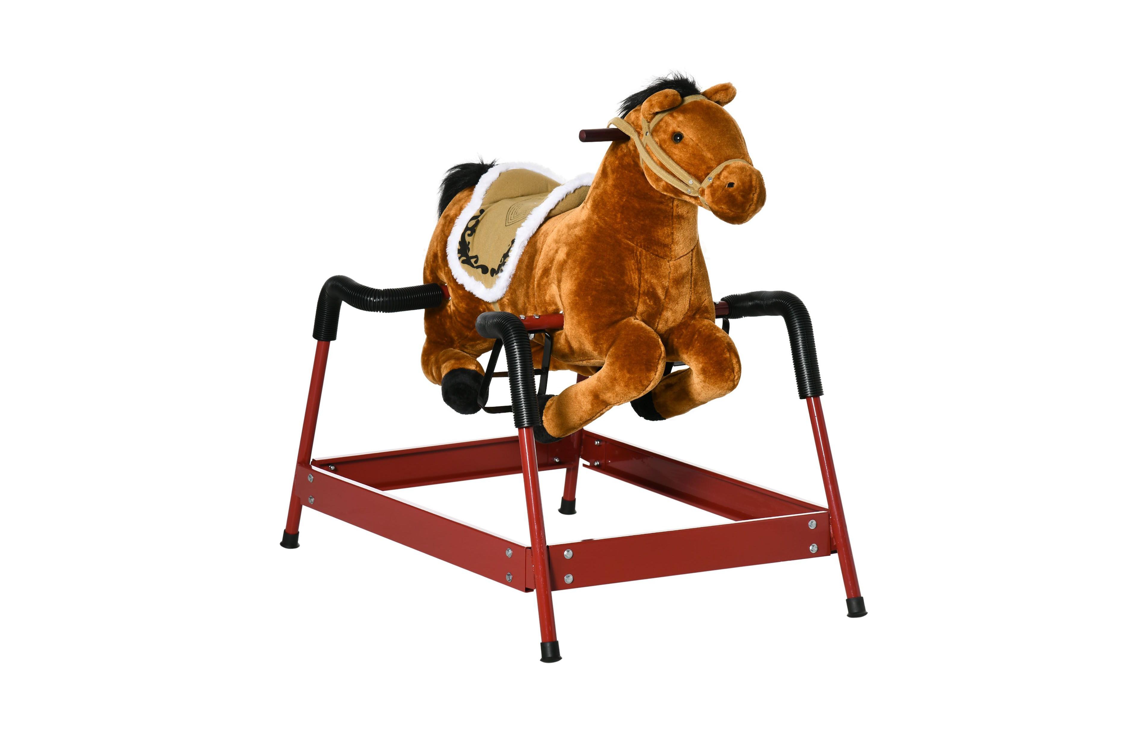 Sevorley Rocking Ride-On Toy with Animal Sounds, Ages 5-12