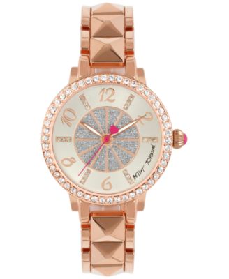 Betsey Johnson - Women's Rose Gold-Tone Bracelet Watch 35mm BJ00617-03