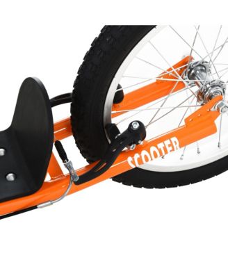 Aluminum Ride-On Scooter with Rubber Tires, Ages 5+