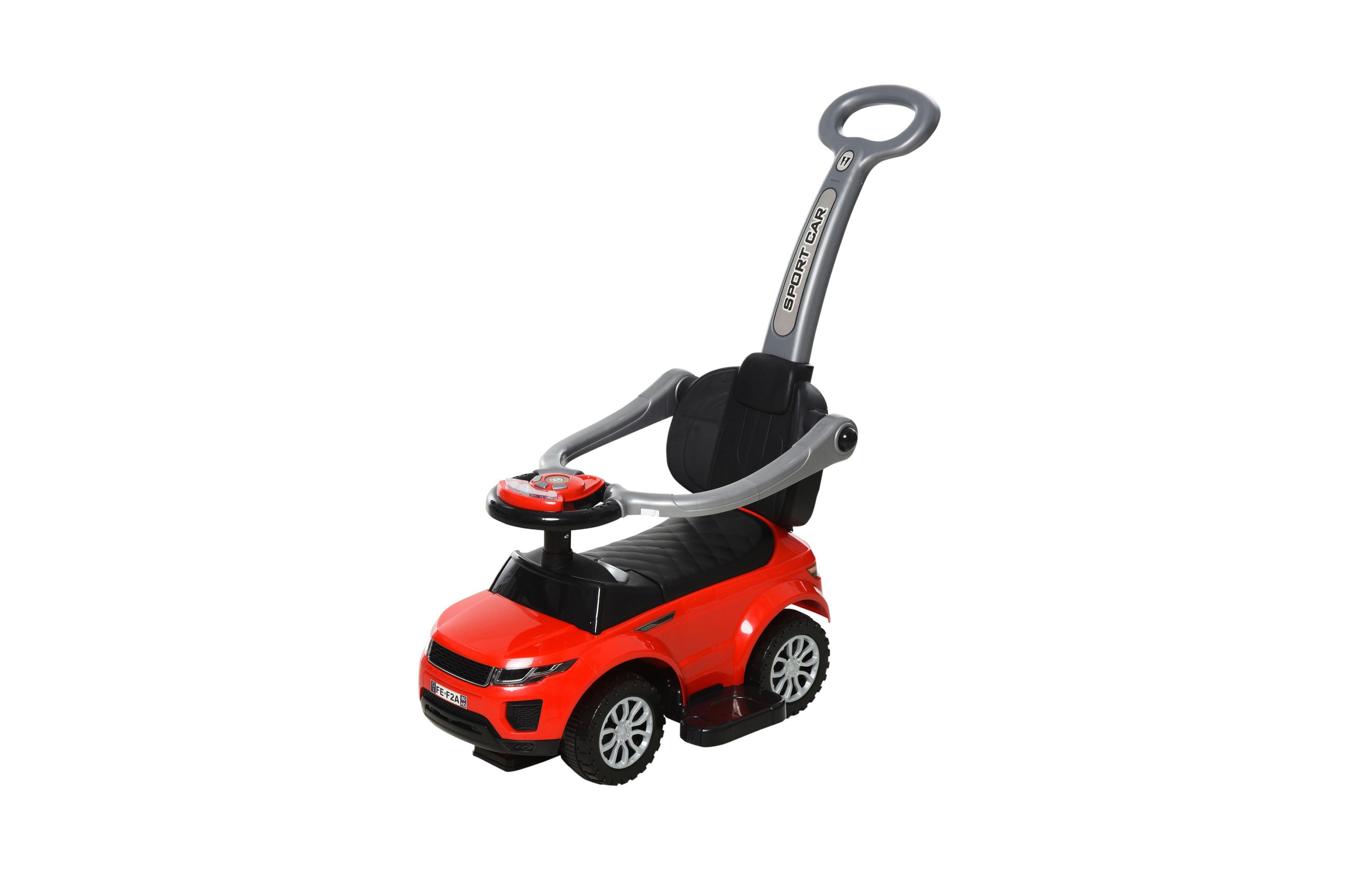 Sevorley Toddler Push Ride-On Car, 2-in-1 with Music, Steel and Polypropylene, Ages 1-3