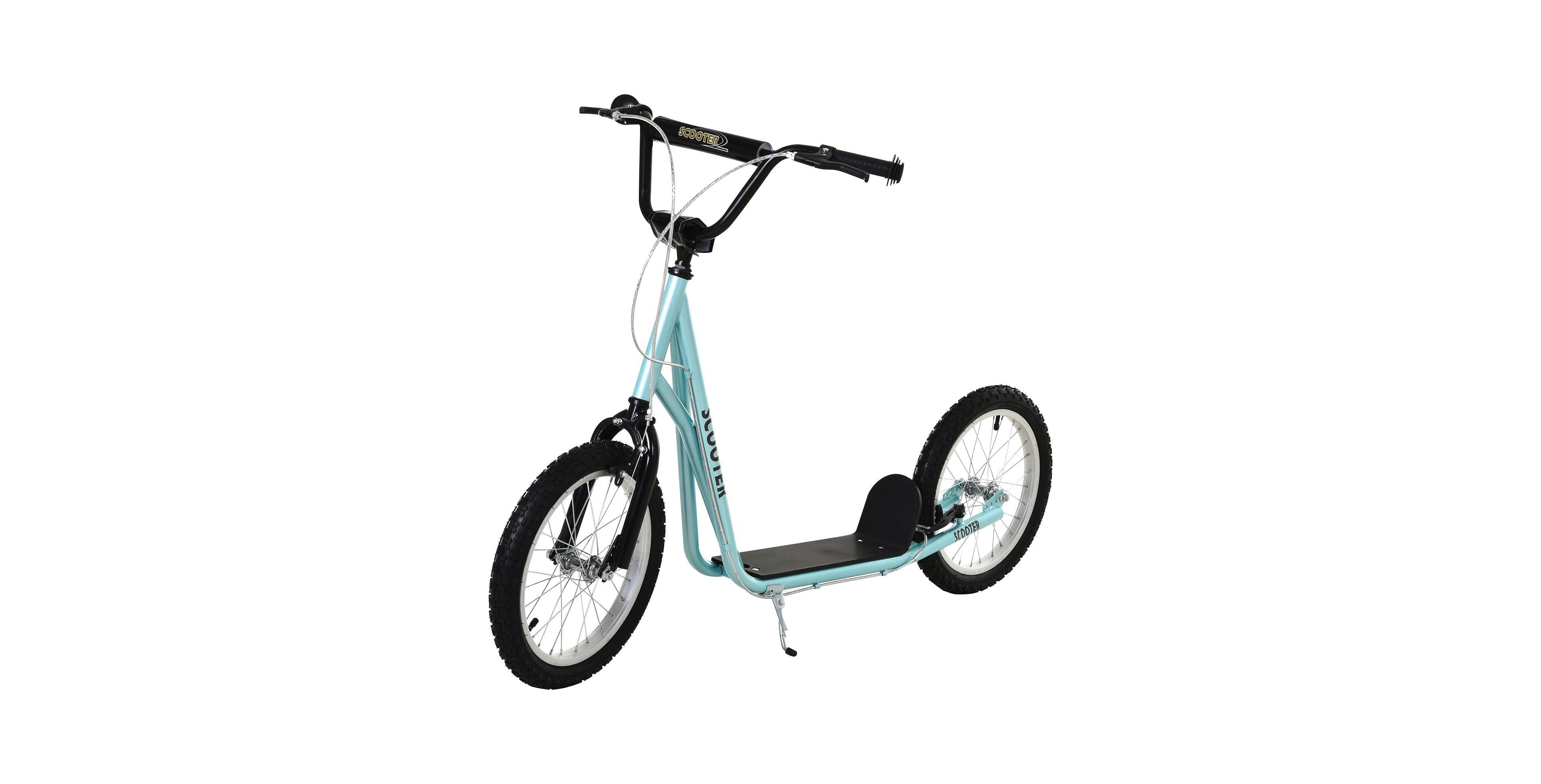 Sevorley Kids Ride-On Scooter with Inflatable Rubber Tires & Kickstand, Ages 5+