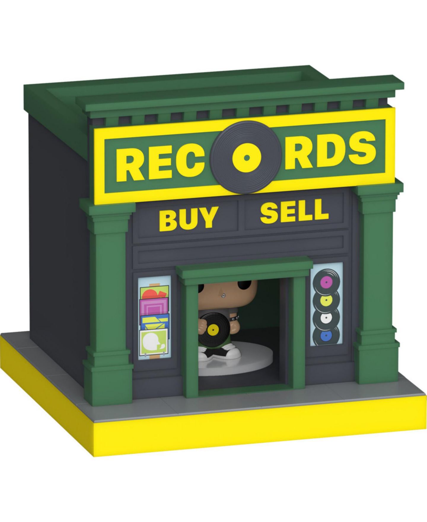 Детский игровой набор Funko Bitty City Record Store Acrylic Display Case 2-Piece Playset, от 3 лет, цвет: Open Miscellaneous — фото 3