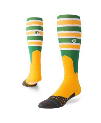 Men's Green Athletics Diamond Pro Over the Calf Socks