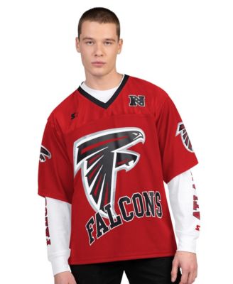 Men's Red/White Atlanta Falcons Short Sleeve & Long Sleeve T-Shirt Combo Pack