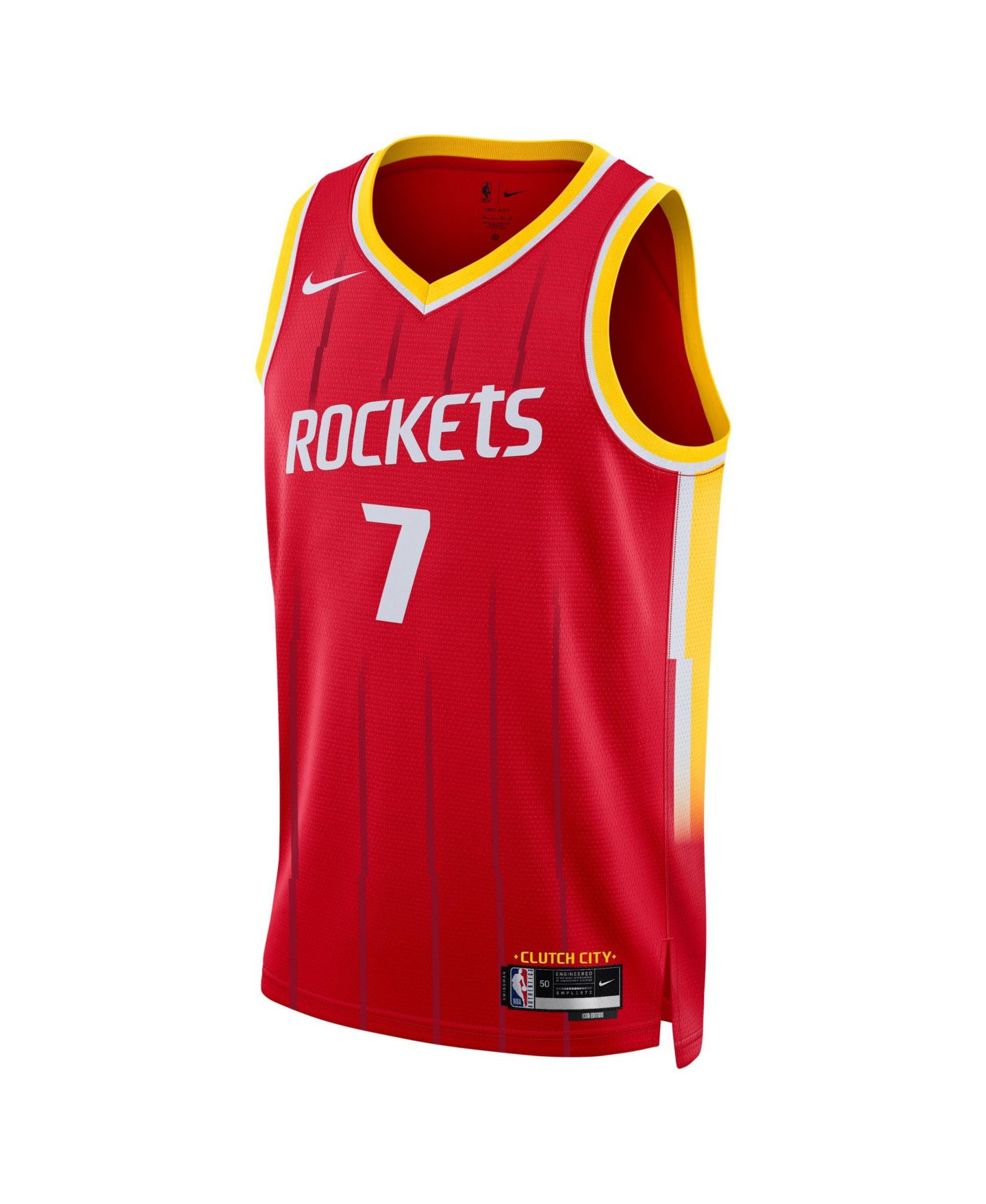 Топ Nike Kevin Durant Red Houston Rockets Swingman Jersey - Icon Edition — фото 2