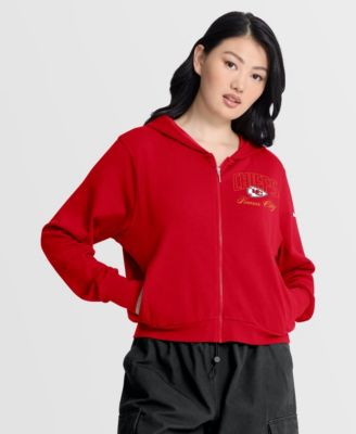Women's Red Kansas City Chiefs Primetime Full-Zip Hoodie