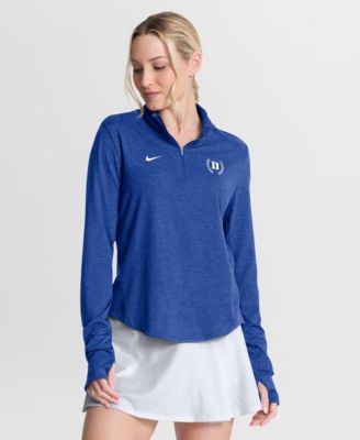 Women's Royal Duke Blue Devils Swift Dri-FIT Half-Zip Pullover