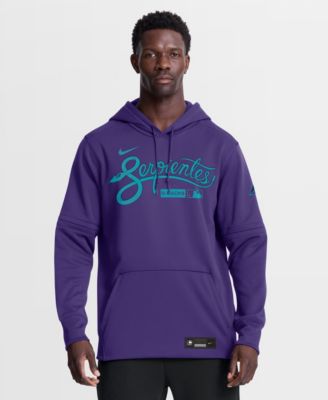 Nike - Men's Purple Arizona Diamondbacks Authentic Collection City Connect Therma-FIT Hoodie Purple