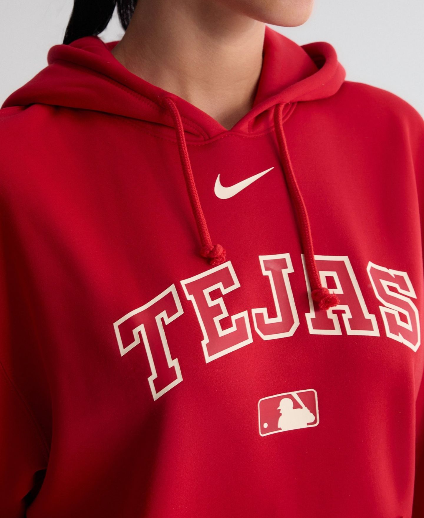 Женское худи Nike Red Texas Rangers Authentic Collection City Connect Therma — фото 7
