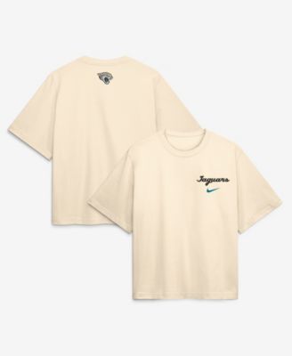 Women's  Natural Jacksonville Jaguars 2026 Rivalries Collection Boxy T-Shirt