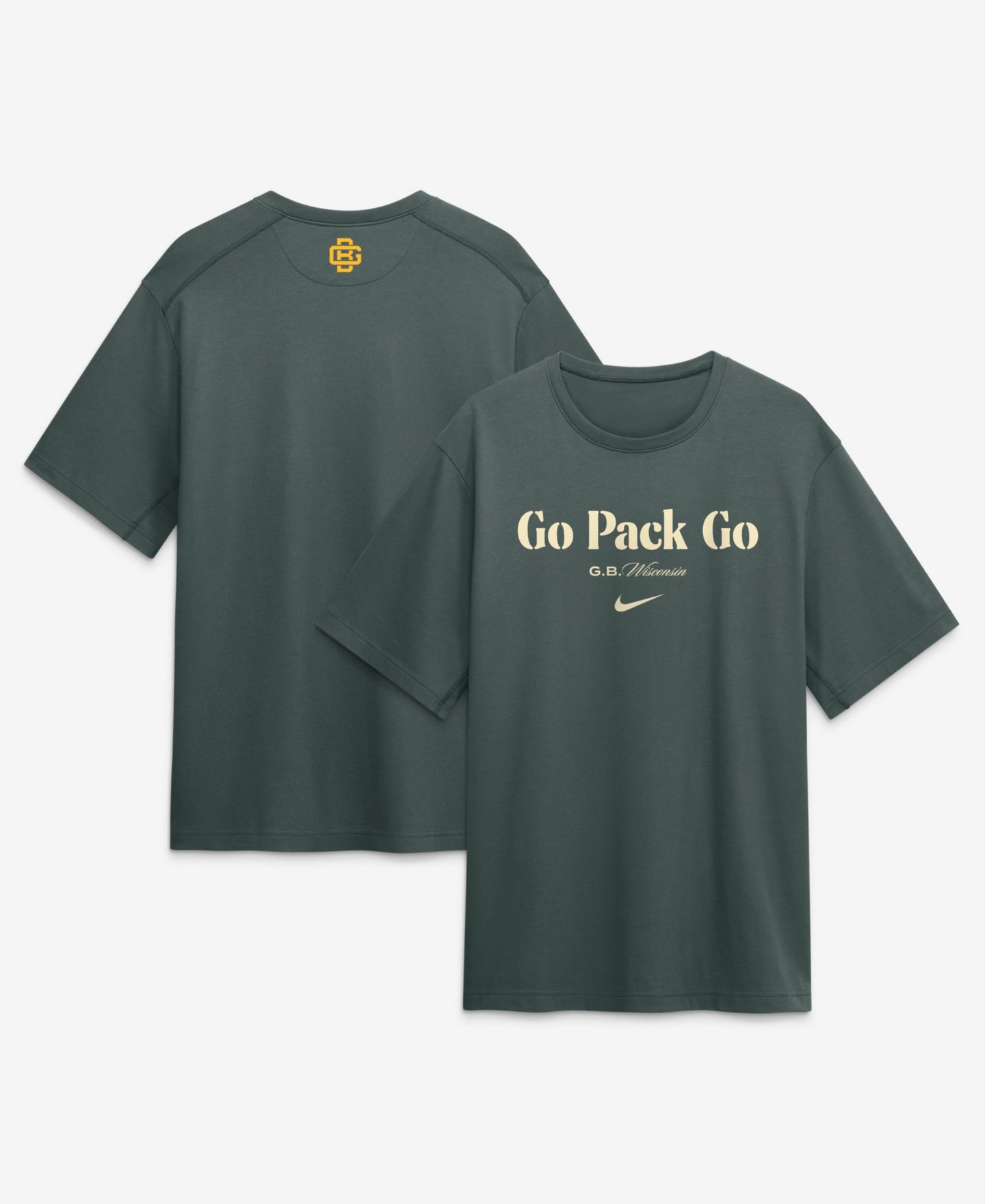 Мужская футболка Nike Green Green Bay Packers 2026 Rivalries Collection Dri-FIT — фото 1