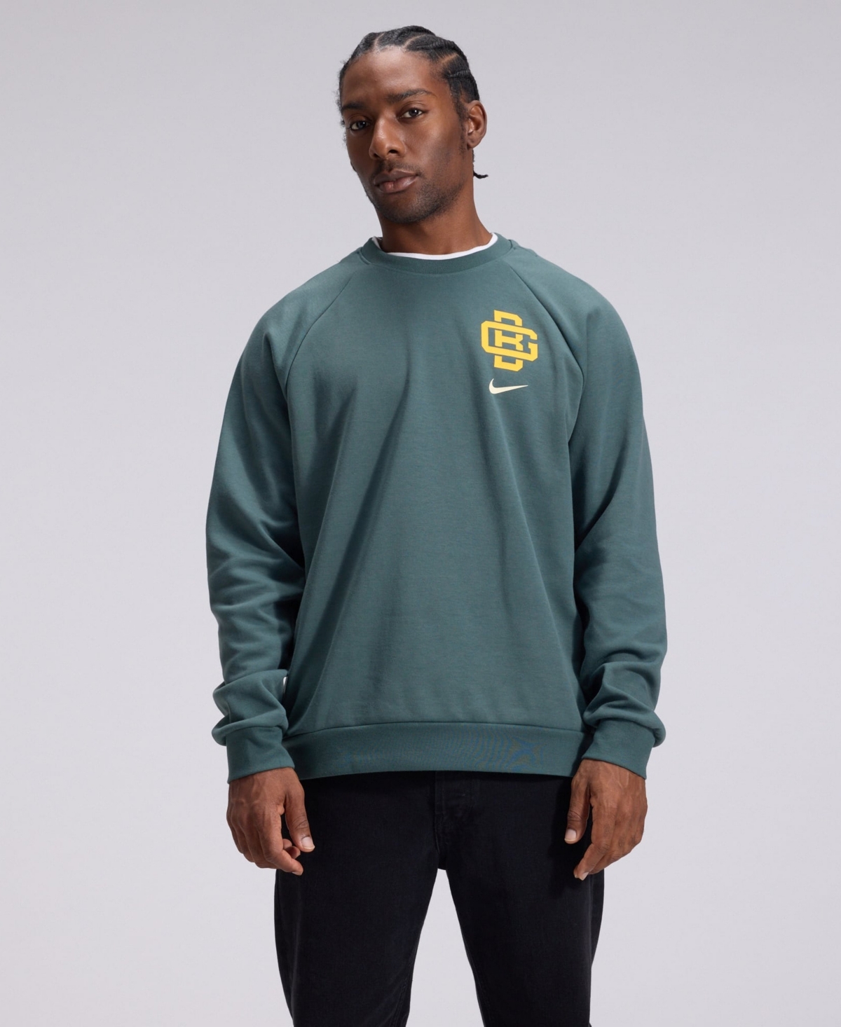 Nike Men's Green Bay Packers 2026 Rivalries Collection Dri-fit Crew Sweatshirt