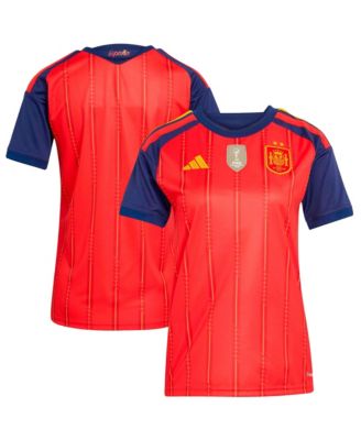 Women's  Red Spain National Team 2026 FIFA World Cup Champions Replica Jersey